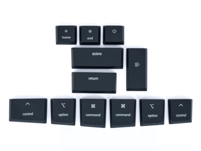 mWave Black Keycaps