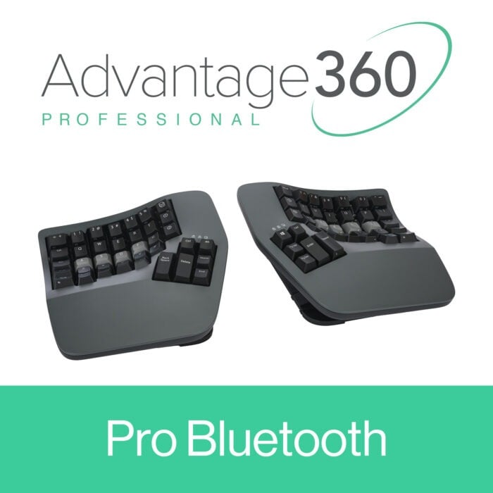 Ergonomic split keyboard Advantage360 Pro Bluetooth for enhanced typing comfort and productivity.